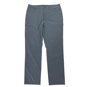 Simms Challenger Pants Mens 36 (Fits 37x33) Gray Quick-Dry Stretch DWR Fishing